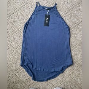 ZJCT Women’s Tank Top Size Medium Blue NWT Halter Racerback Tank